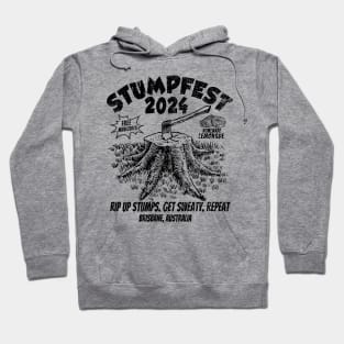 Stumpfest 2024 Brisbane Get Sweaty Bluey Uprooting Hoodie